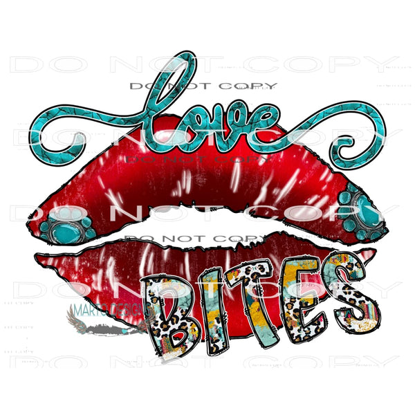 Love Bites #9663 Sublimation transfers - Heat Transfer