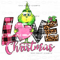 Love Christmas #7577 Sublimation transfers - Heat Transfer