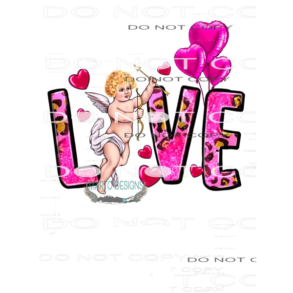 Love Cupid #8742 Sublimation transfers - Heat Transfer