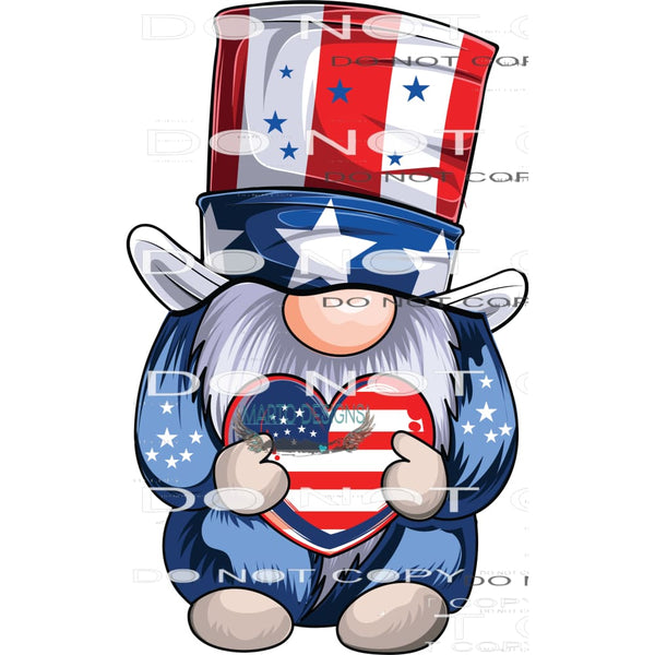 Love Gnome #11009 Sublimation transfers - Heat Transfer