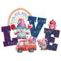 Love Gnomes #5703 Sublimation transfers - Heat Transfer