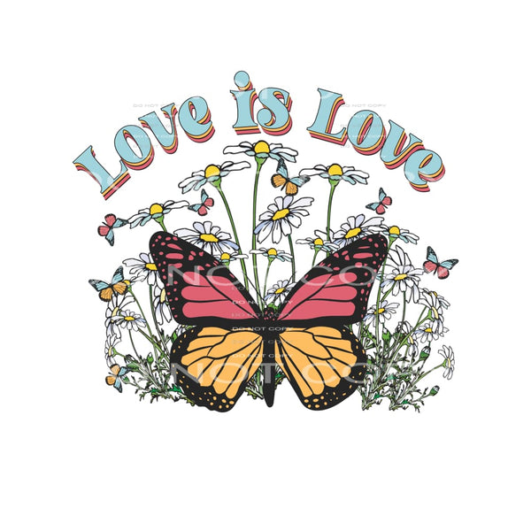 Love Is Love #4845 Sublimation transfers - Heat Transfer