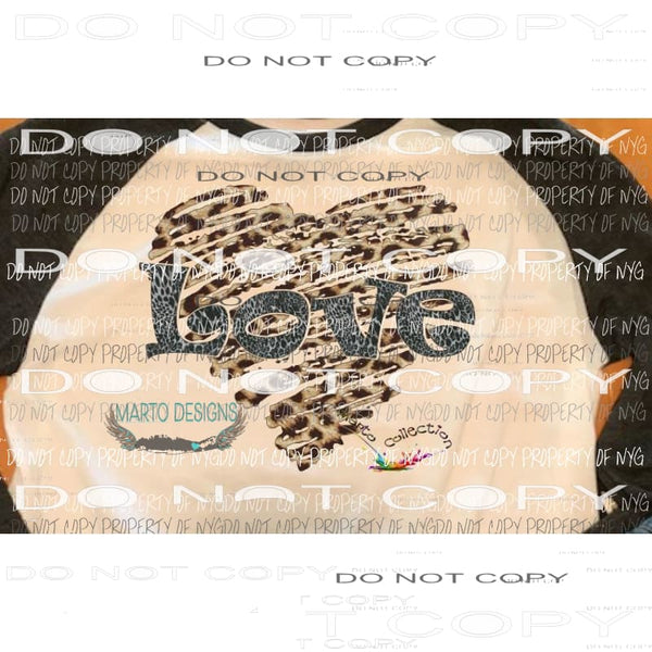 Love leopard Heat Transfer