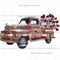 Love Truck Sublimation transfers Heat Transfer