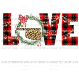 LOVE with leopard state buffalo plaid All states in drop down menu sublimation transfer state Heat Transfer