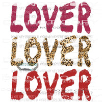 Lover Lover Lover Sublimation transfers Heat Transfer