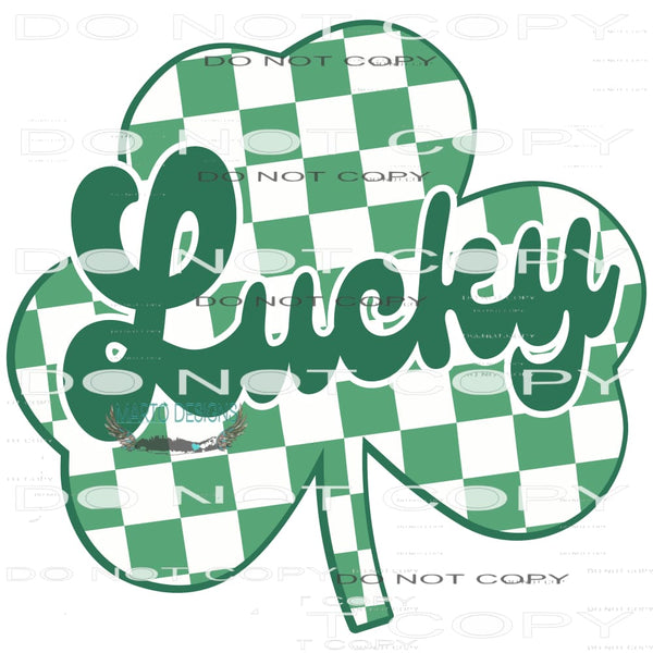 Lucky #10111 Sublimation transfers - Heat Transfer Graphic