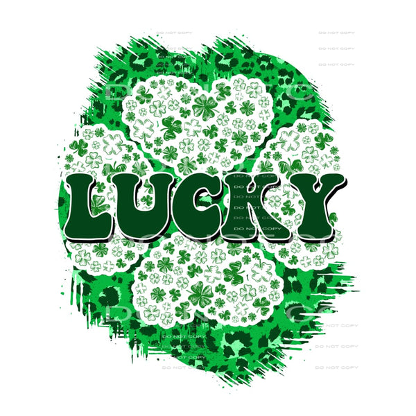 Lucky #5724 Sublimation transfers - Heat Transfer Graphic