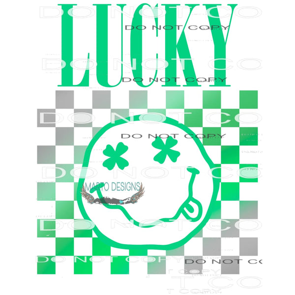 Lucky #8955 Sublimation transfers - Heat Transfer Graphic