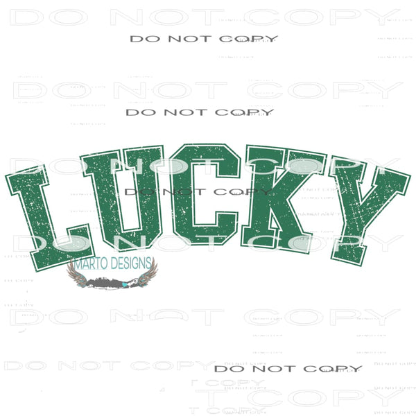 Lucky #9211 Sublimation transfers - Heat Transfer Graphic