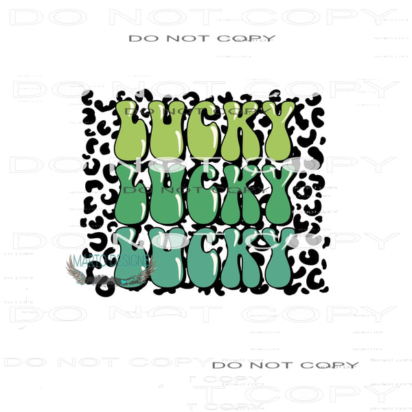 Lucky #9220 Sublimation transfers - Heat Transfer Graphic