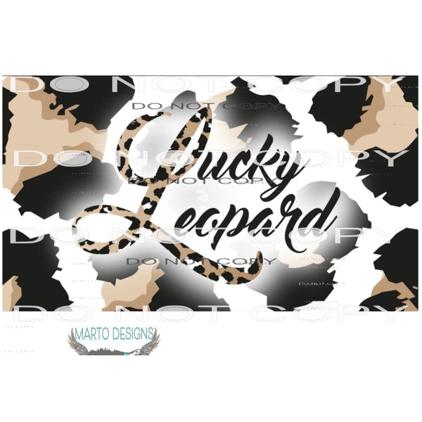 Lucky Leopard # 1059 Sublimation transfers - Heat Transfer