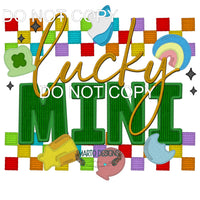 Lucky Mini #10098 Sublimation transfers - Heat Transfer