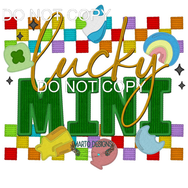 Lucky Mini #10098 Sublimation transfers - Heat Transfer