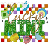 Lucky Mini #10107 Sublimation transfers - Heat Transfer