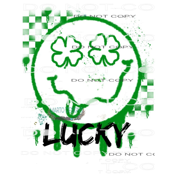 Lucky Smiley #8949 Sublimation transfers - Heat Transfer