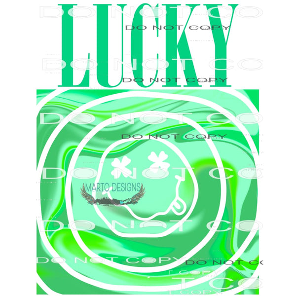 Lucky Smiley #8950 Sublimation transfers - Heat Transfer