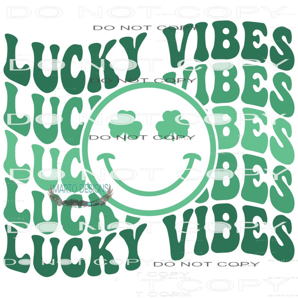 Lucky Vibes #10112 Sublimation transfers - Heat Transfer