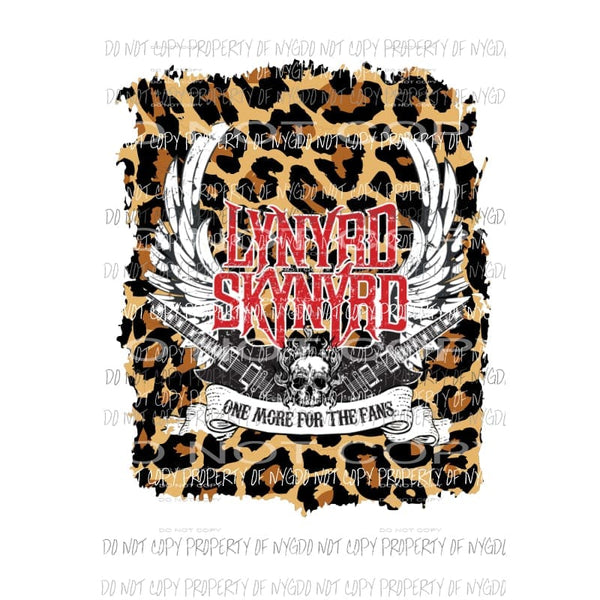 Lynyrd Skynyrd # 11 Sublimation transfers Heat Transfer