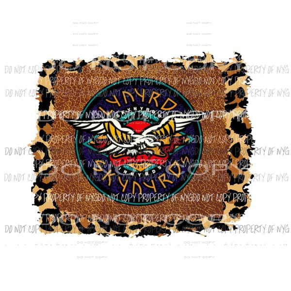 Lynyrd Skynyrd # 12 Sublimation transfers Heat Transfer