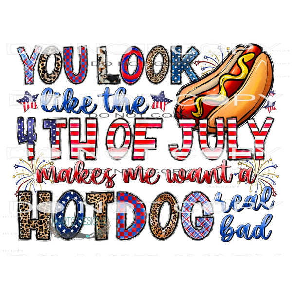 Makes Me Want A Hotdog #10846 Sublimation transfers - Heat