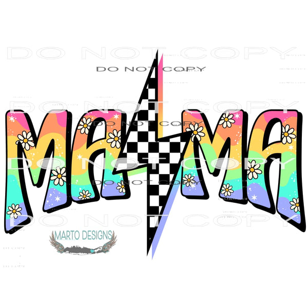 Mama #10784 Sublimation transfers - Heat Transfer Graphic