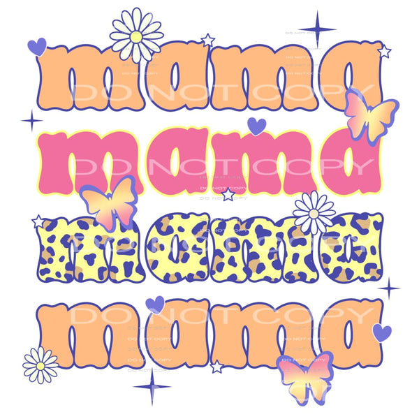 Mama #4614 Sublimation transfers - Heat Transfer Graphic Tee