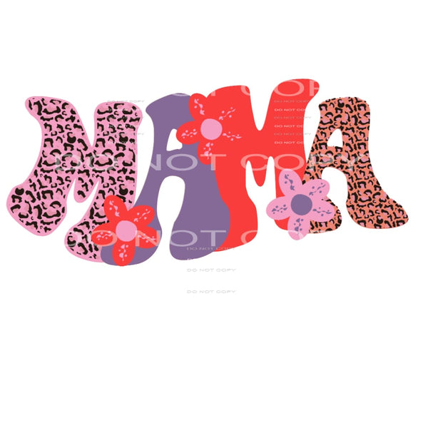 Mama #4997 Sublimation transfers - Heat Transfer Graphic Tee