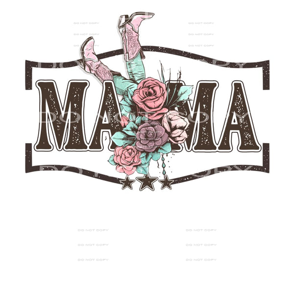 Mama boho # 328 Sublimation transfer - Heat Transfer Graphic