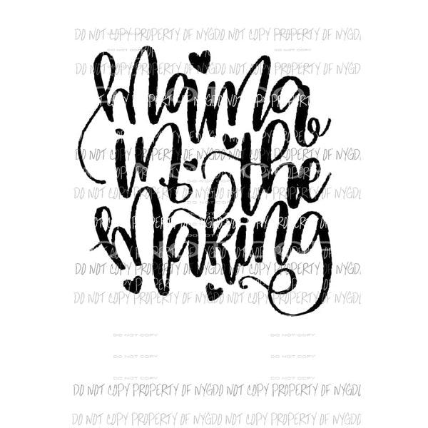 MaMa In The Making Sublimation transfers Heat Transfer