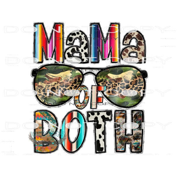 Mama Of Both #10543 Sublimation transfers - Heat Transfer