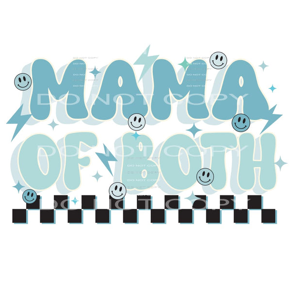 Mama of Both #4826 Sublimation transfers - Heat Transfer