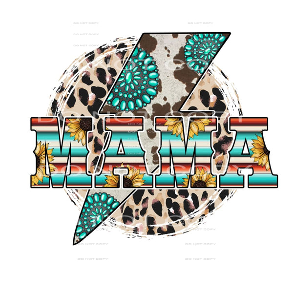 Mama Serape # 489 Sublimation transfers - Heat Transfer