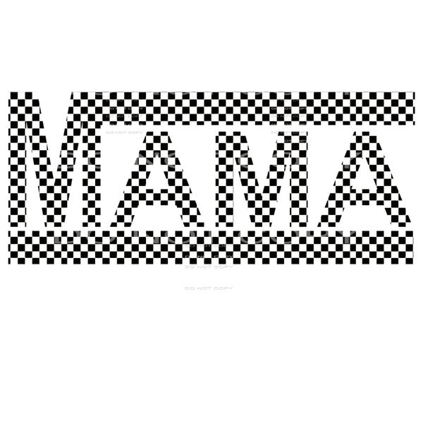 mama vans checker Sublimation transfers - Heat Transfer