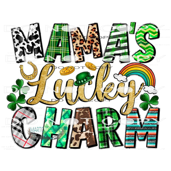 Mama’s Lucky Charm #9762 Sublimation transfers - Heat