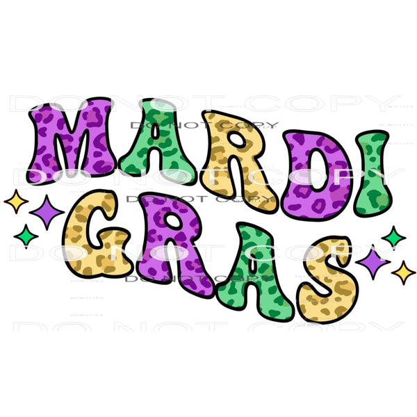 Mardi Gras #8998 Sublimation transfers - Heat Transfer