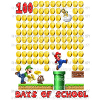 Mario 100 days # 2 Sublimation transfers Heat Transfer