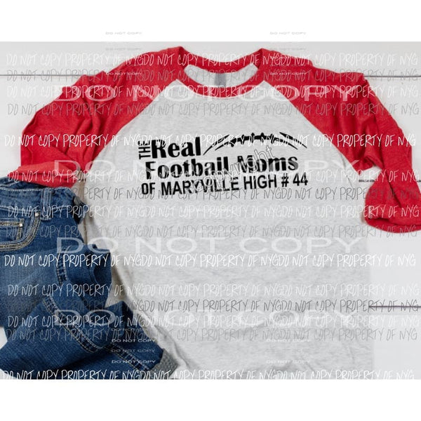 Maryville High custom with numbers Sublimation transfers Heat Transfer