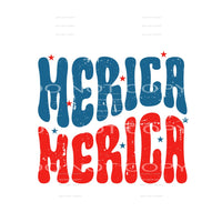 Merica # 250 Sublimation transfers - Heat Transfer Graphic