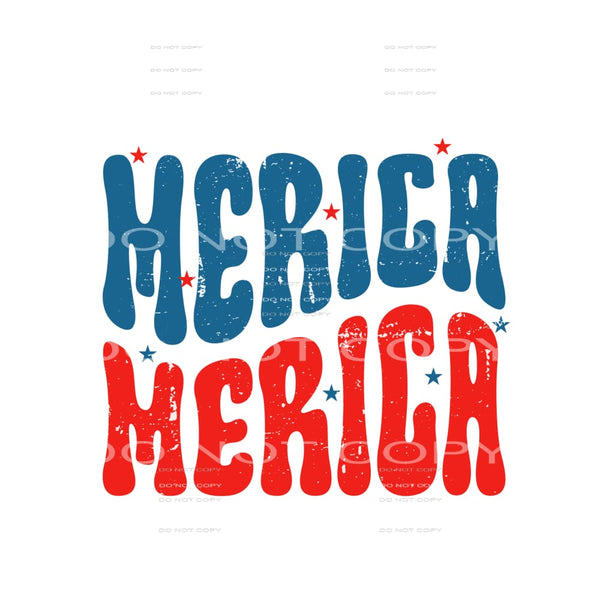 Merica # 250 Sublimation transfers - Heat Transfer Graphic