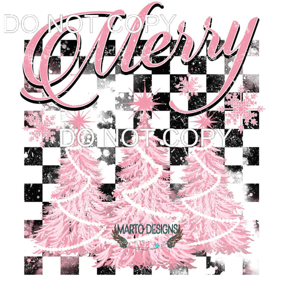 Merry #8264 Sublimation transfers - Heat Transfer Graphic