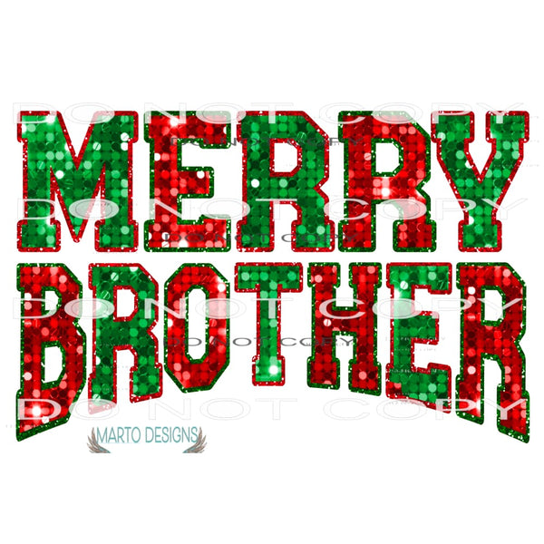 Merry Brother #8367 Sublimation transfers - Heat Transfer