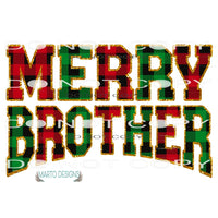 Merry Brother #8368 Sublimation transfers - Heat Transfer