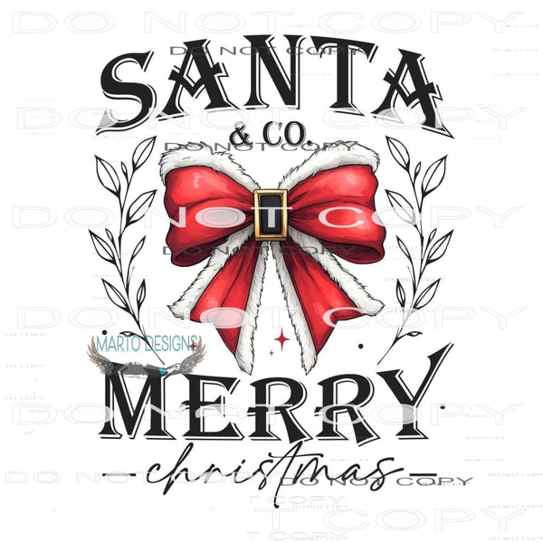 Merry Christmas #11134 Sublimation transfers - Heat
