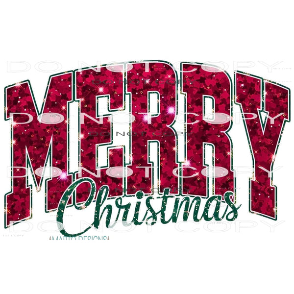 Merry Christmas #11135 Sublimation transfers - Heat