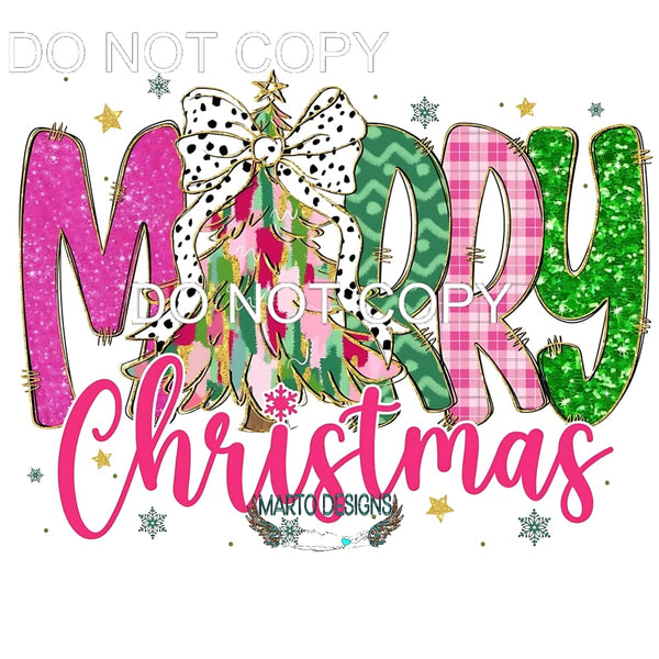 Merry Christmas #337 Sublimation transfers - Heat Transfer