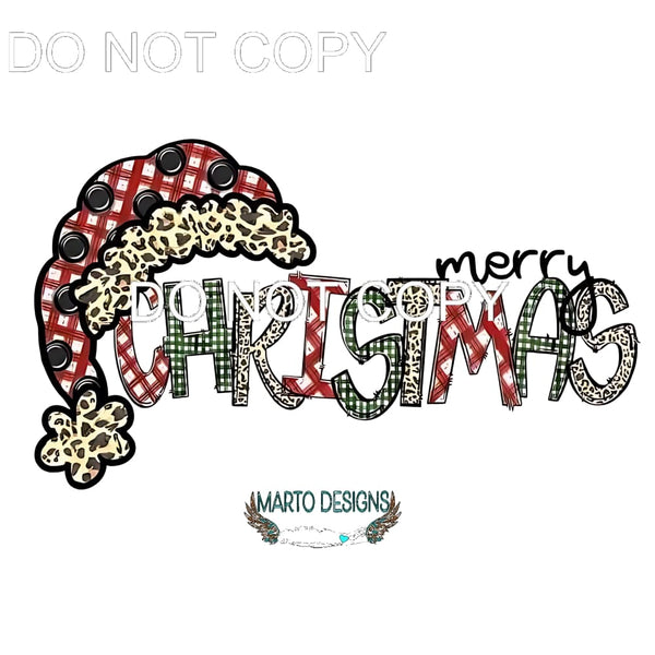 Merry Christmas #338 Sublimation transfers - Heat Transfer