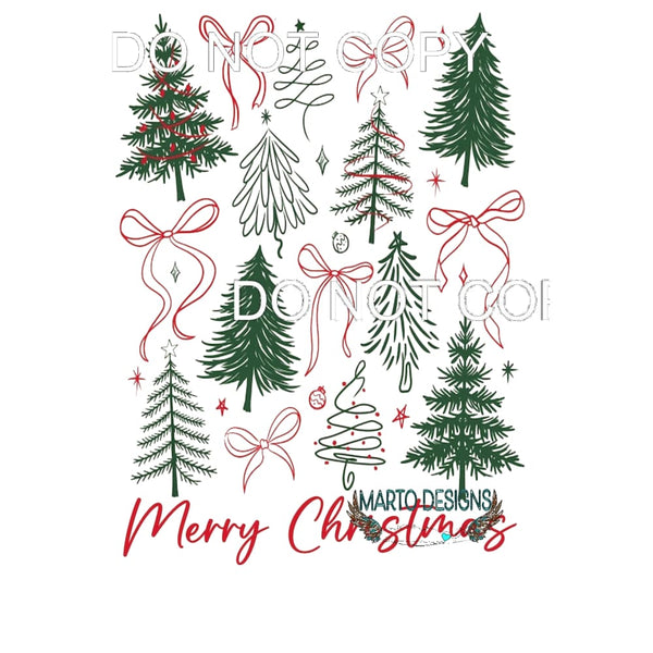 merry Christmas # 4473 Sublimation transfers - Ready