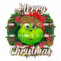 Merry Christmas #7446 Sublimation transfers - Heat Transfer