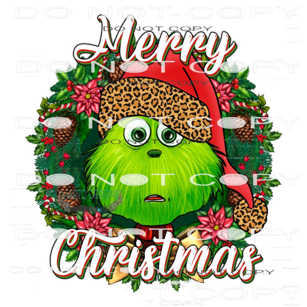 Merry Christmas #7446 Sublimation transfers - Heat Transfer